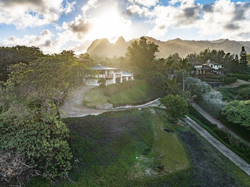 This stunning ocean bluff gated estate in Aliomanu has a - Beach Home for sale in Anahola, Hawaii on Beachhouse.com