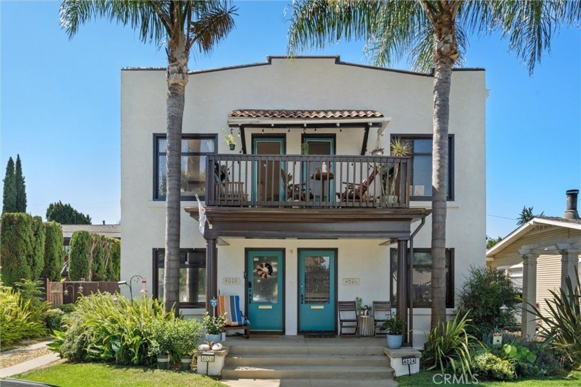 Unlock the potential of this Spanish-style duplex, ideally - Beach Townhome/Townhouse for sale in Long Beach, California on Beachhouse.com