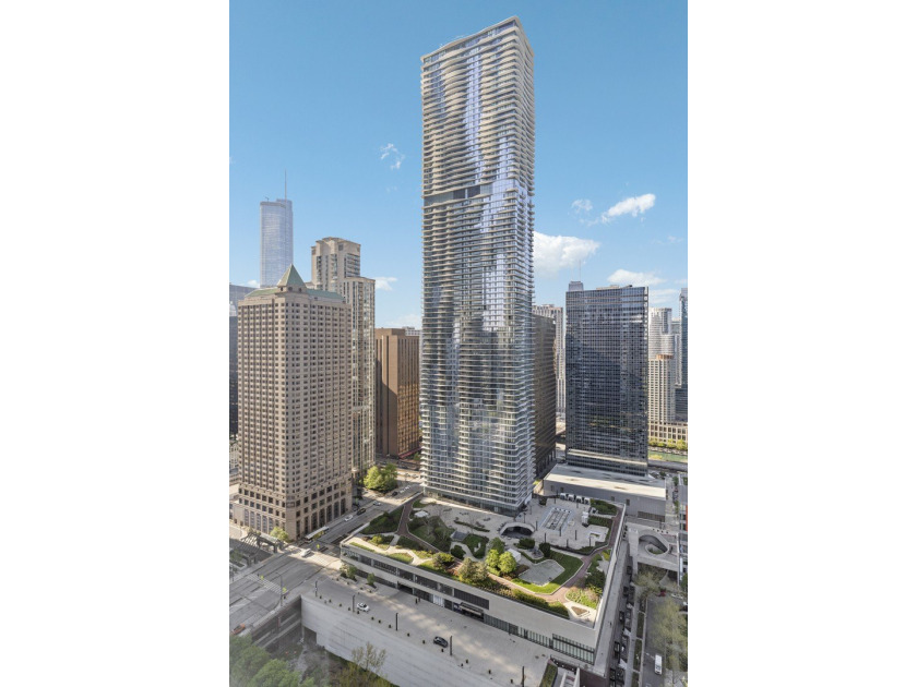 Sitting 62 floors above the city in Aqua, this oversized - Beach Condo for sale in Chicago, Illinois on Beachhouse.com