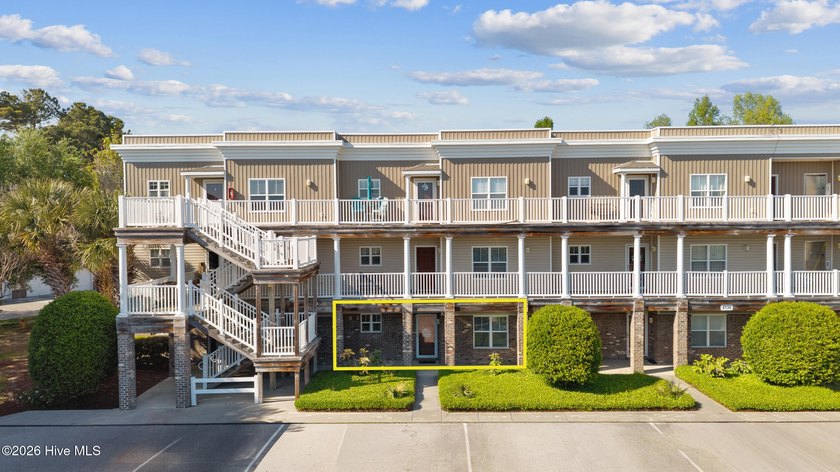 Welcome to 4134 Vanessa Drive, Unit 2, a first-floor 2-bedroom - Beach Condo for sale in Southport, North Carolina on Beachhouse.com