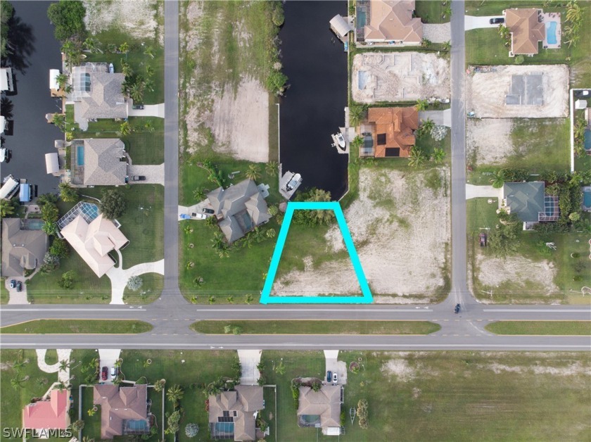 CITY SEWER & WATER IN.  2.6 miles and 1 bridge with a 9 ft - Beach Lot for sale in Cape Coral, Florida on Beachhouse.com