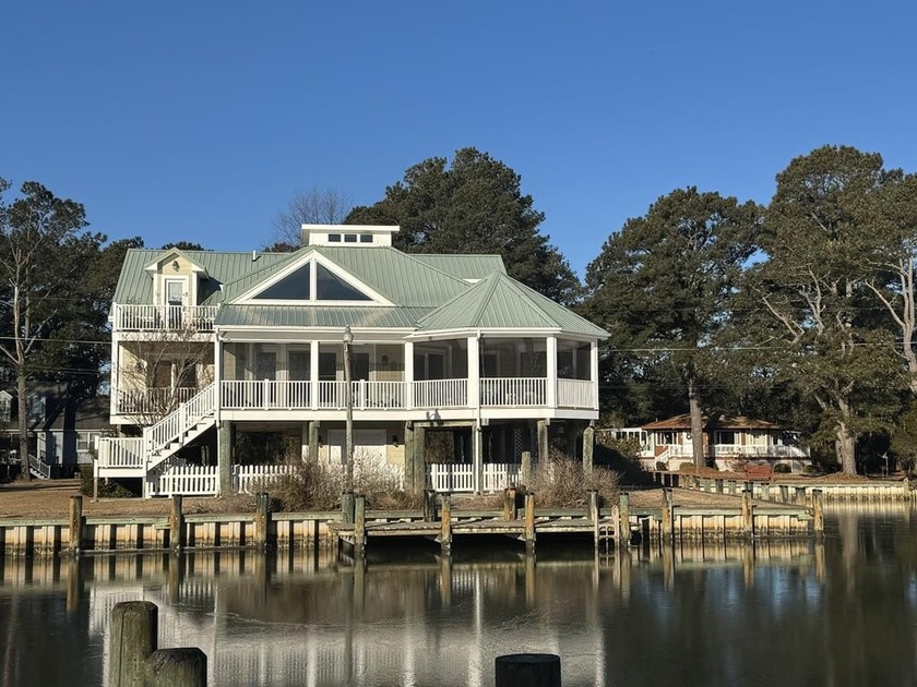 These panoramic views are br. This waterfront home has - Beach Home for sale in Chincoteague Island, Virginia on Beachhouse.com