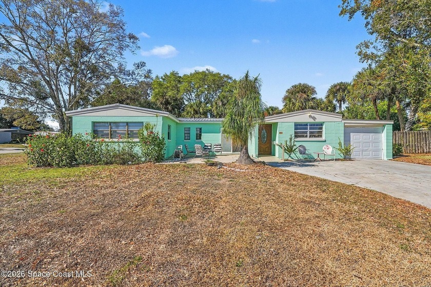 Well-built 4BR/2BA block home with metal roof, reflecting the - Beach Home for sale in Melbourne, Florida on Beachhouse.com