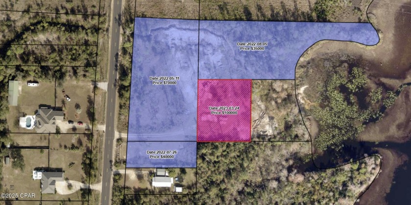 4 lots available for home development. Lake access available - Beach Acreage for sale in Panama City, Florida on Beachhouse.com