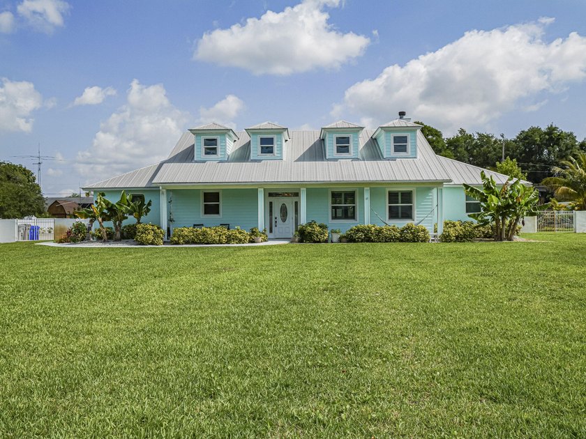 Nearly an acre of coastal paradise! This 2016 concrete block - Beach Home for sale in Vero Beach, Florida on Beachhouse.com