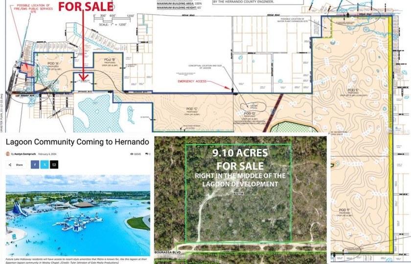 INCREDIBLE OPPORTUNITY for a developer to purchase 9.1 acres in - Beach Acreage for sale in Weeki Wachee, Florida on Beachhouse.com