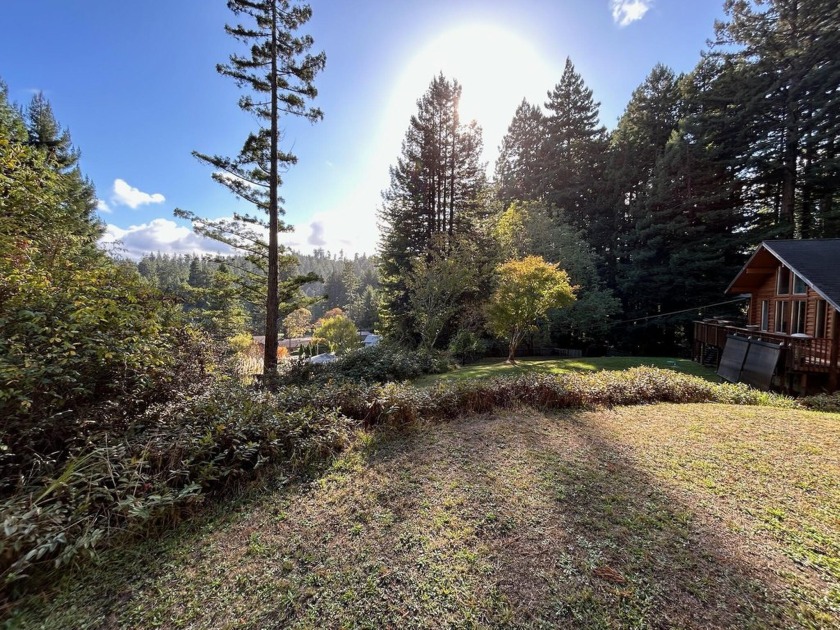 This idyllic log home, updated with a modern kitchen that has - Beach Home for sale in Eureka, California on Beachhouse.com