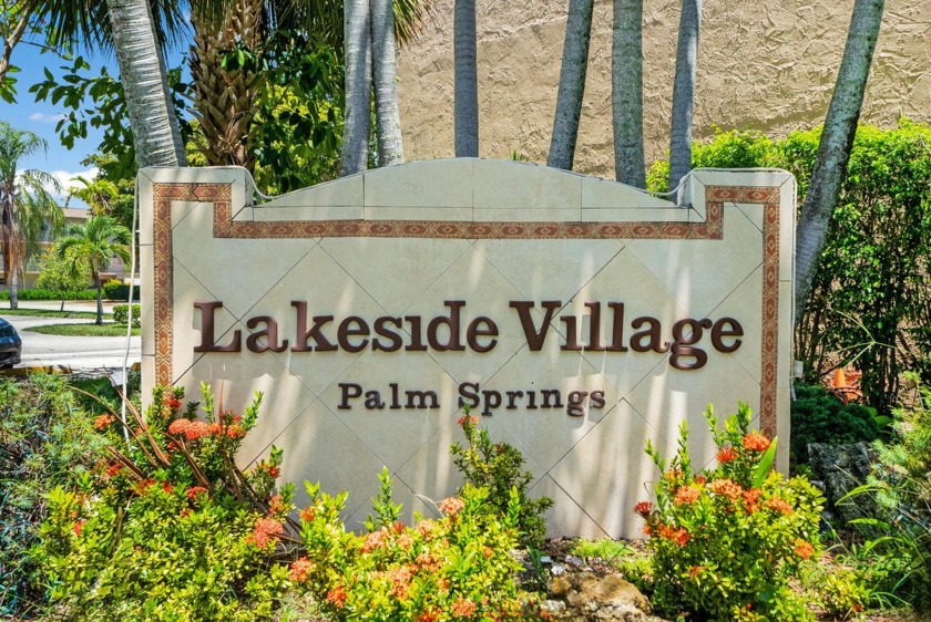Welcome to Lakeside Village, a sought-after 55+ community in the - Beach Condo for sale in Palm Springs, Florida on Beachhouse.com