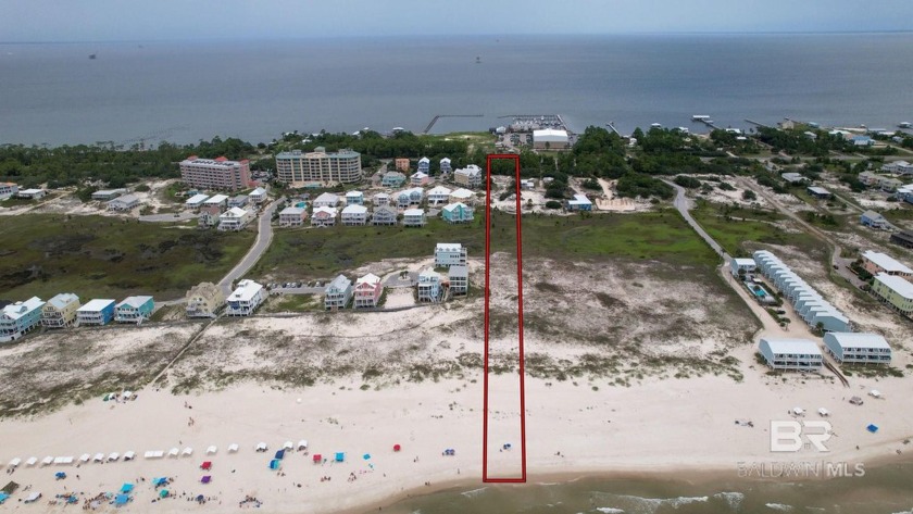 A must see! Open Gulf Front 3.4 acre lot, 100 x 1480. Convenient - Beach Acreage for sale in Gulf Shores, Alabama on Beachhouse.com