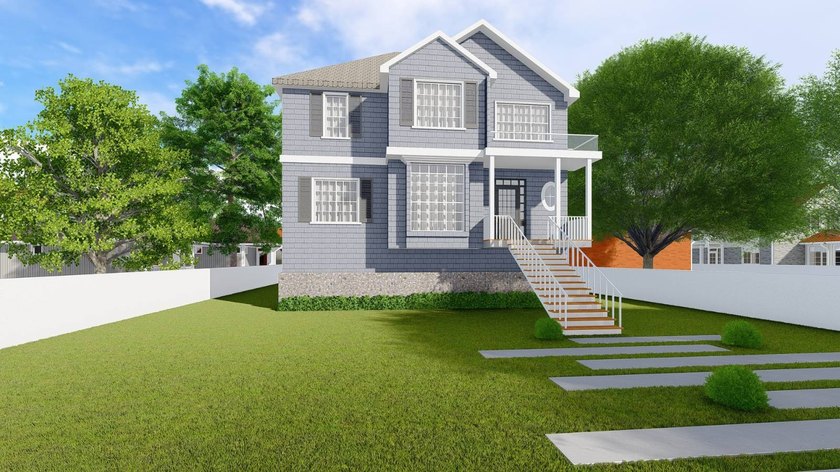 Brand New Colonial Waterfront Construction, Currently Being - Beach Home for sale in West Islip, New York on Beachhouse.com