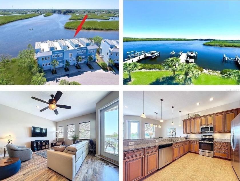 Owner financing available- Short Term! Stunning Waterfront - Beach Townhome/Townhouse for sale in Tarpon Springs, Florida on Beachhouse.com