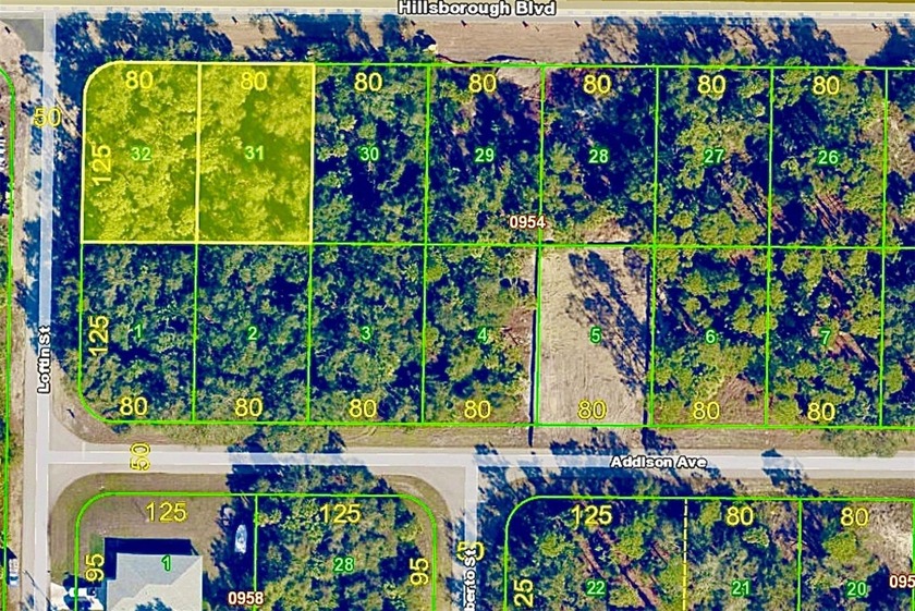 DOUBLE LOT - NEARLY HALF AN ACRE... Rare opportunity to own 2 - Beach Lot for sale in Port Charlotte, Florida on Beachhouse.com