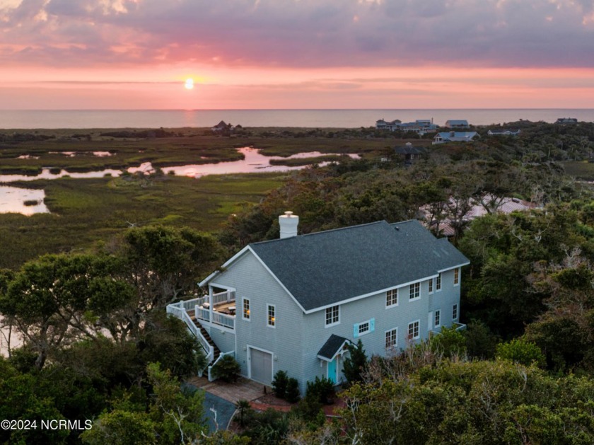 Overlooking Bald Head's estuary, with views of the Atlantic - Beach Home for sale in Bald Head Island, North Carolina on Beachhouse.com