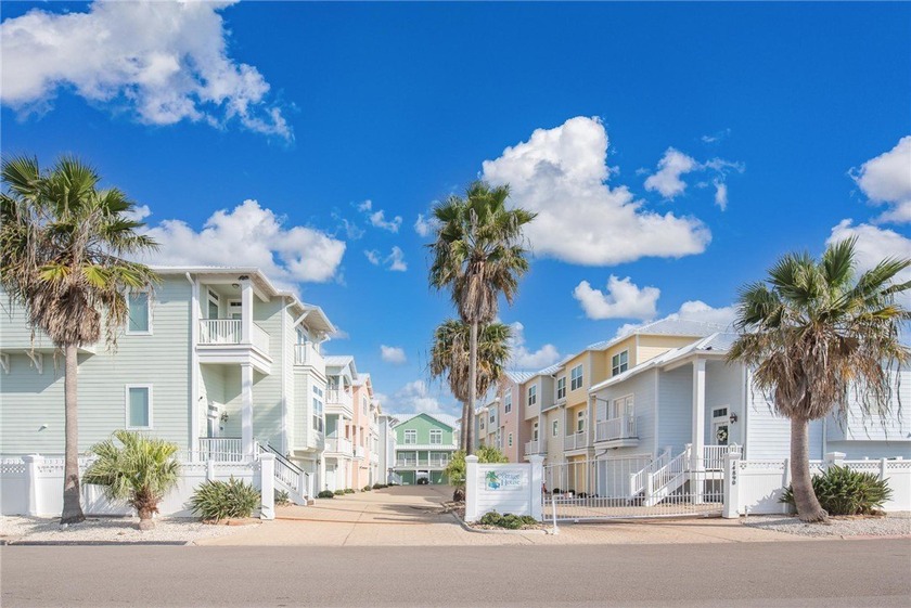 Cottage House, Padre Island's storybook row of pastel-hued - Beach Townhome/Townhouse for sale in Corpus Christi, Texas on Beachhouse.com