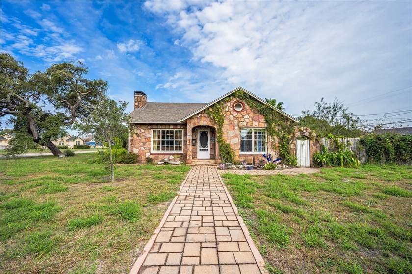 This enchanted stone cottage is one not to be missed! 2-bedroom - Beach Home for sale in Aransas Pass, Texas on Beachhouse.com