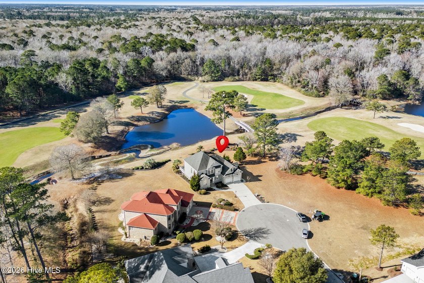 Custom built home on the Azaelea course showing both the #6 and - Beach Home for sale in Calabash, North Carolina on Beachhouse.com