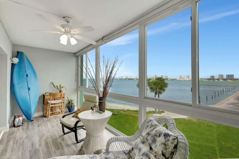 Enjoy spectacular Intracoastal water views from living room and - Beach Condo for sale in Riviera Beach, Florida on Beachhouse.com