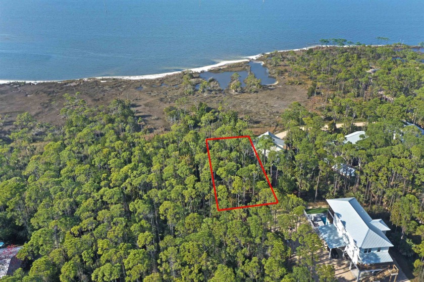 Rare bay view lot on St. George Island with unobstructed - Beach Lot for sale in St. George Island, Florida on Beachhouse.com
