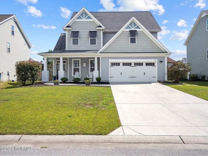 Welcome to this beautiful Craftsman-style home, where modern - Beach Home for sale in Holly Ridge, North Carolina on Beachhouse.com