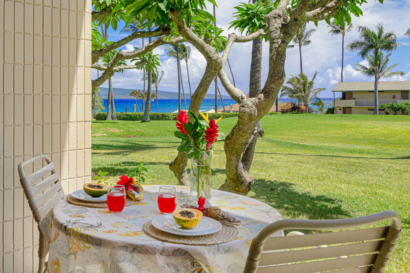 NEW Napili Shores G157 Oceanview frm $195, AC, King Bd, ground fl - Beach Vacation Rentals in Lahaina, Hawaii on Beachhouse.com