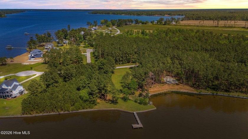 Watch the sun sink into the Bay River from your own private dock - Beach Lot for sale in Merritt, North Carolina on Beachhouse.com
