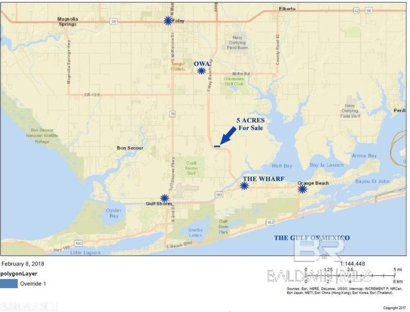5 +/- ACRES for SALE just 1/10 mile off the Foley Beach Express - Beach Acreage for sale in Gulf Shores, Alabama on Beachhouse.com