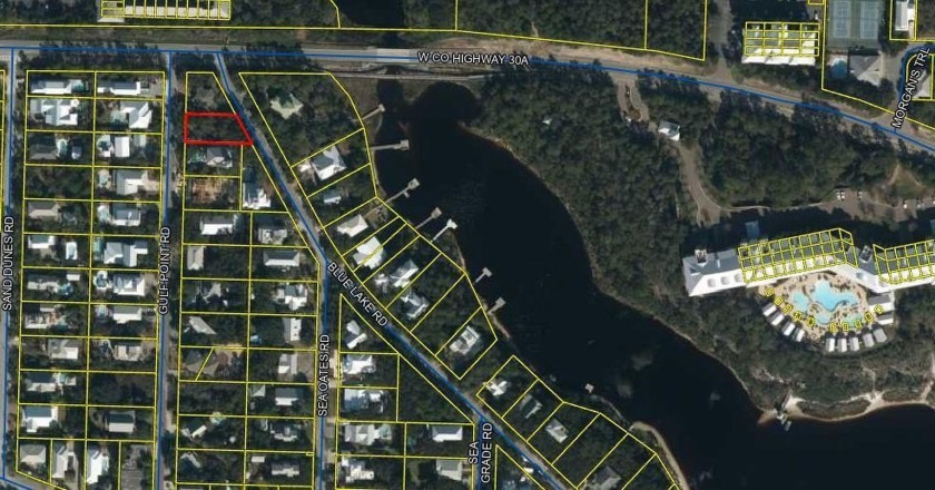 Lot south of HWY 30A in very desirable Blue Mountain Beach - Beach Lot for sale in Santa Rosa Beach, Florida on Beachhouse.com