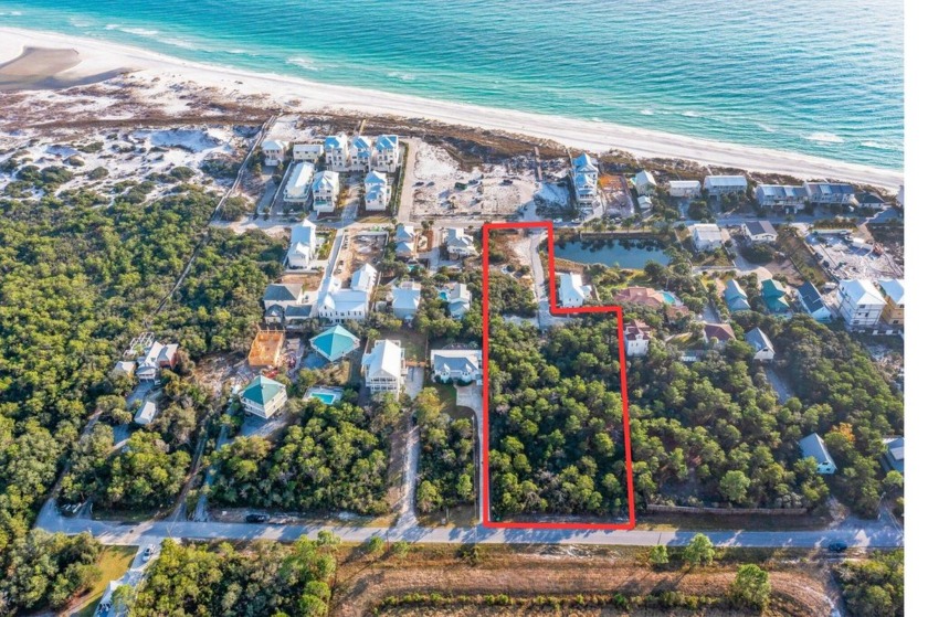 Opportunity in Inlet Beach to own 1.78 acres .Property runs from - Beach Lot for sale in Inlet Beach, Florida on Beachhouse.com