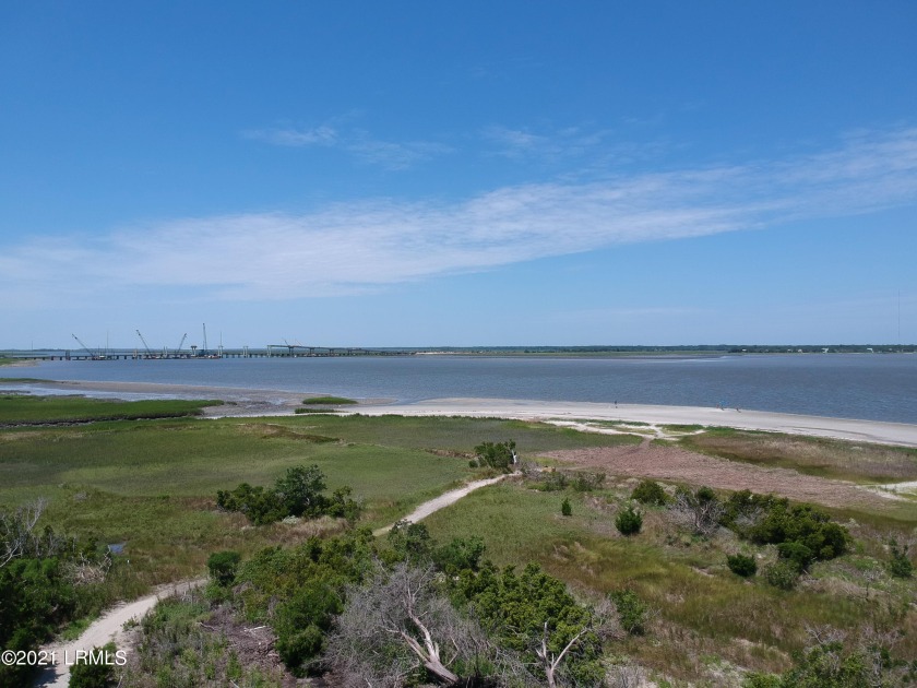 With beautiful views of Harbor River, this oceanfront site - Beach Lot for sale in Harbor Island, South Carolina on Beachhouse.com