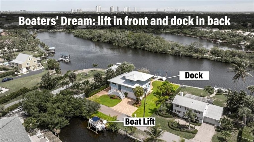 Set along the scenic Imperial River on a private road, this rare - Beach Home for sale in Bonita Springs, Florida on Beachhouse.com