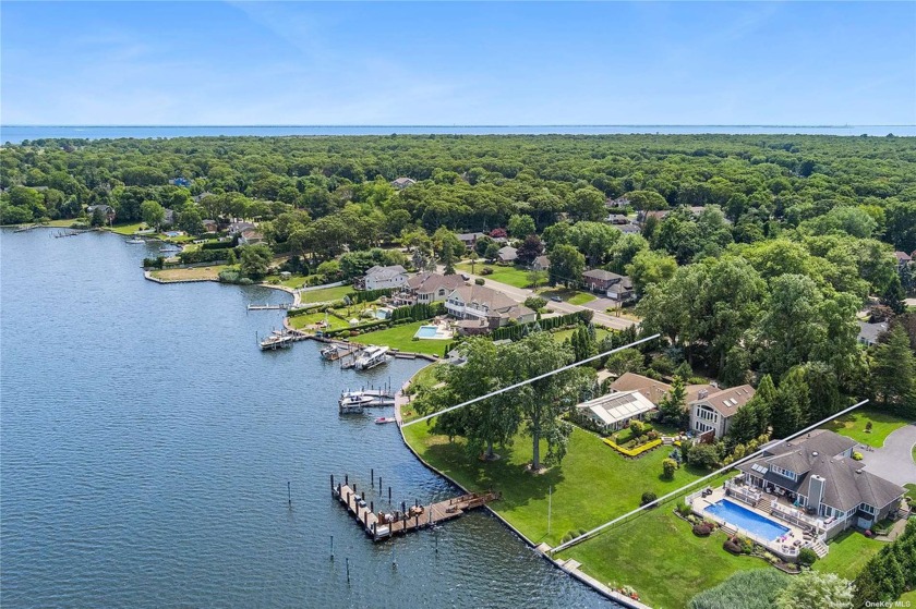 Picturesque location nestled on the Connetquot River with 181 - Beach Home for sale in Great River, New York on Beachhouse.com