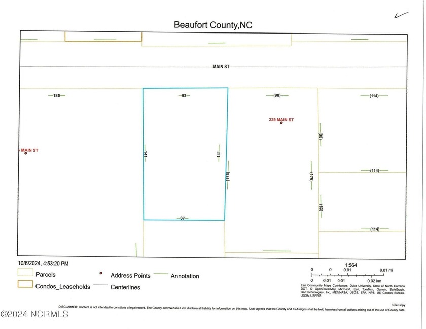 Commercial Lot- Main Street Aurora. Nice lot on Main Street in - Beach Commercial for sale in Aurora, North Carolina on Beachhouse.com