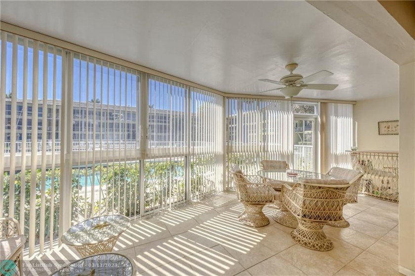 Live the Florida lifestyle in this large furnished turnkey - Beach Condo for sale in Fort Lauderdale, Florida on Beachhouse.com