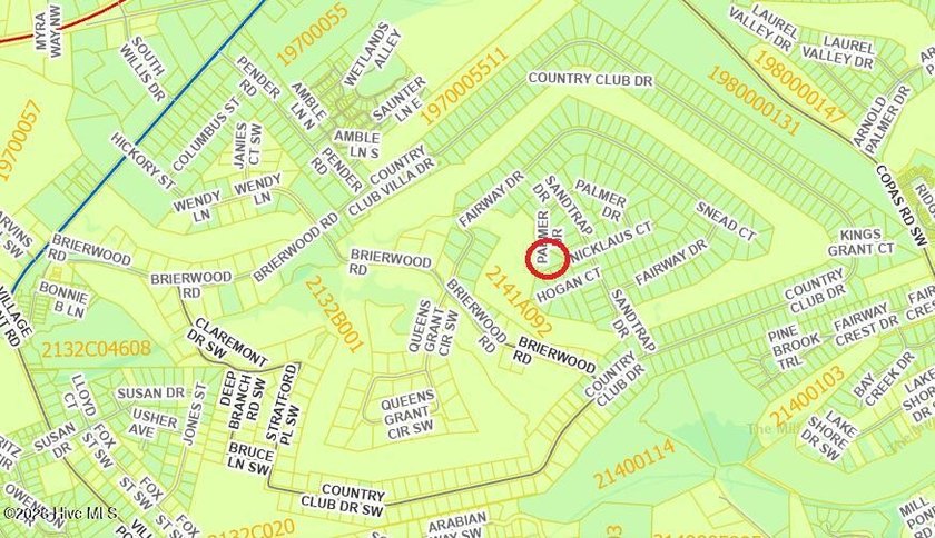 Premier half-acre private lot in Brierwood Estates. Situated in - Beach Lot for sale in Shallotte, North Carolina on Beachhouse.com