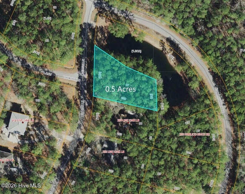 Homesite on Live Oak Lane in the sought-after waterfront - Beach Lot for sale in Washington, North Carolina on Beachhouse.com