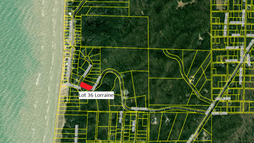 1/2 acre lot just around the corner from Lake Michigan - Beach Lot for sale in Pentwater, Michigan on Beachhouse.com