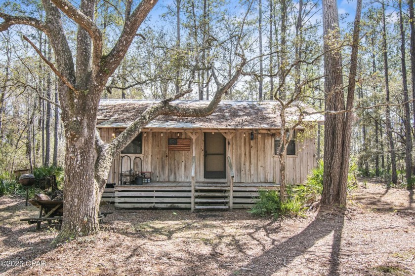 Escape to this serene riverfront 1-bedroom, 1-bathroom cabin - Beach Home for sale in Perry, Florida on Beachhouse.com