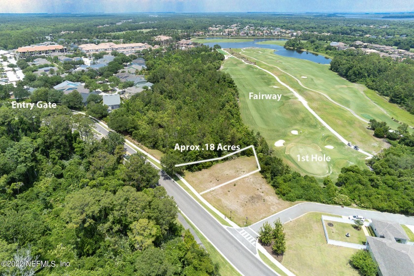 Beautiful lot on the 1st green in the gated community of - Beach Lot for sale in ST Augustine, Florida on Beachhouse.com