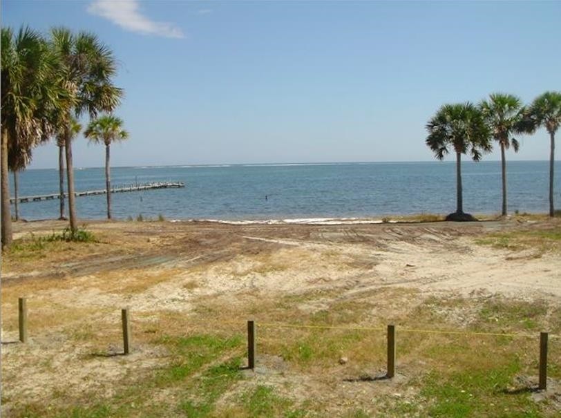 This south-facing gulf-front lot is well-graded and situated - Beach Lot for sale in Carabelle, Florida on Beachhouse.com