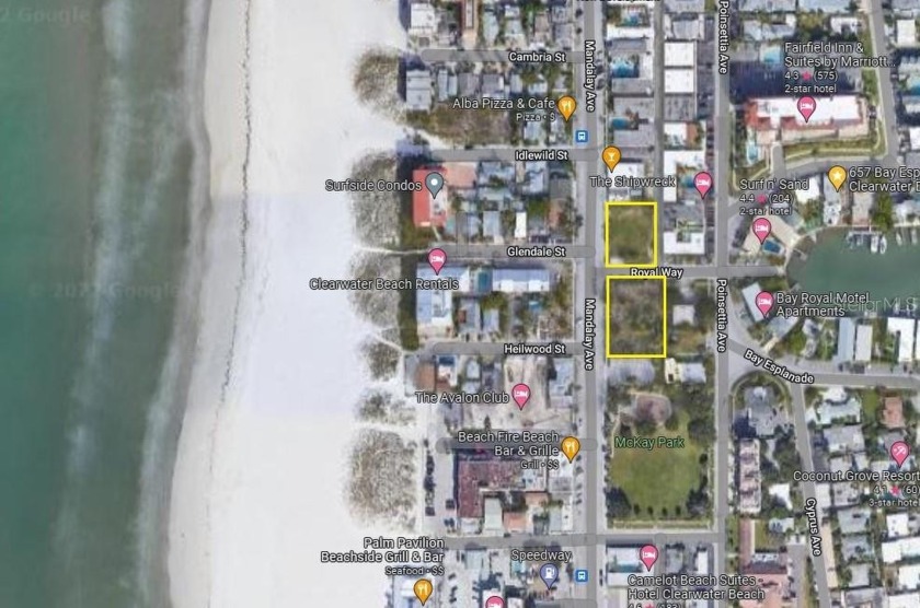5 total lots (.69 acre) on Mandalay. 619, 629, & 631 (.39 acre) - Beach Lot for sale in Clearwater, Florida on Beachhouse.com