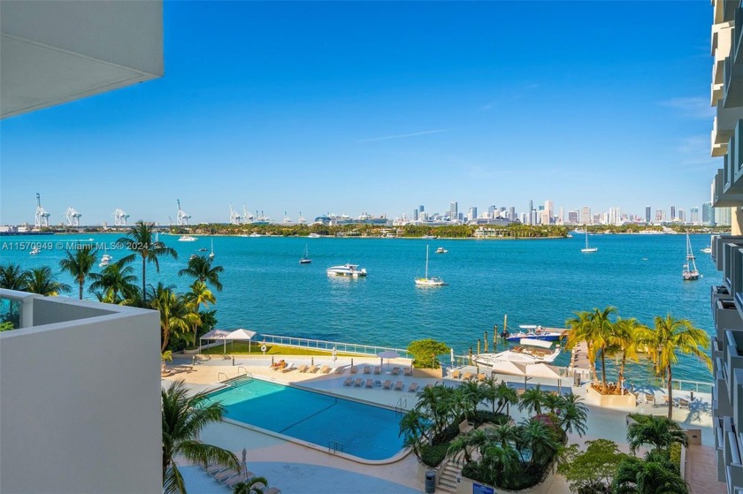 Stunning and expansive direct bay and Miami skyline views greet - Beach Condo for sale in Miami Beach, Florida on Beachhouse.com
