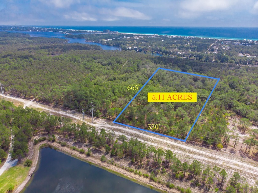 Rare opportunity to purchase over 5 acres of vacant land in - Beach Acreage for sale in Inlet Beach, Florida on Beachhouse.com