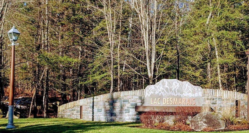 Set within the prestigious Domaine du lac Desmarais, this 3.5+ - Beach Lot for sale in Mont-Tremblant,  on Beachhouse.com