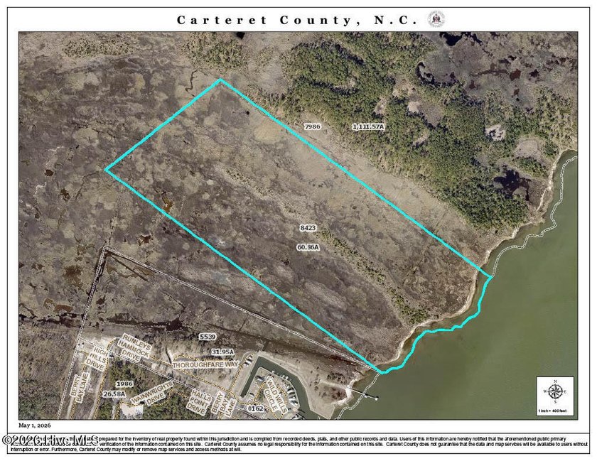 61.36 - Beach Acreage for sale in Atlantic, North Carolina on Beachhouse.com