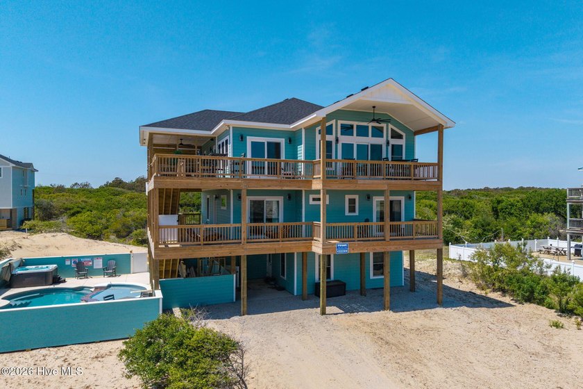 This Brand New Semi-Oceanfront Seven Bedroom Beauty stands in - Beach Home for sale in Corolla, North Carolina on Beachhouse.com