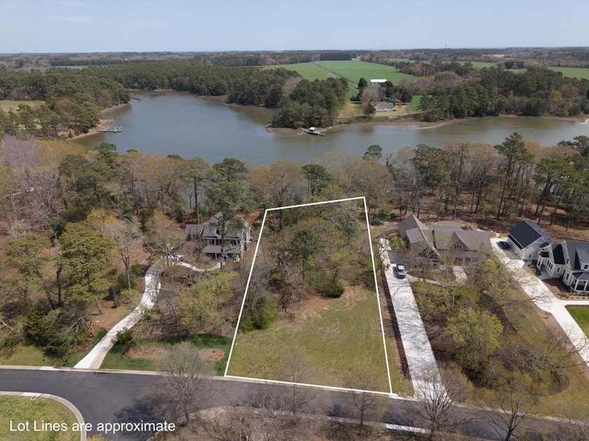 WATERFRONT homesite in Plantation Pointe--nearly one acre lot - Beach Lot for sale in Cape Charles, Virginia on Beachhouse.com