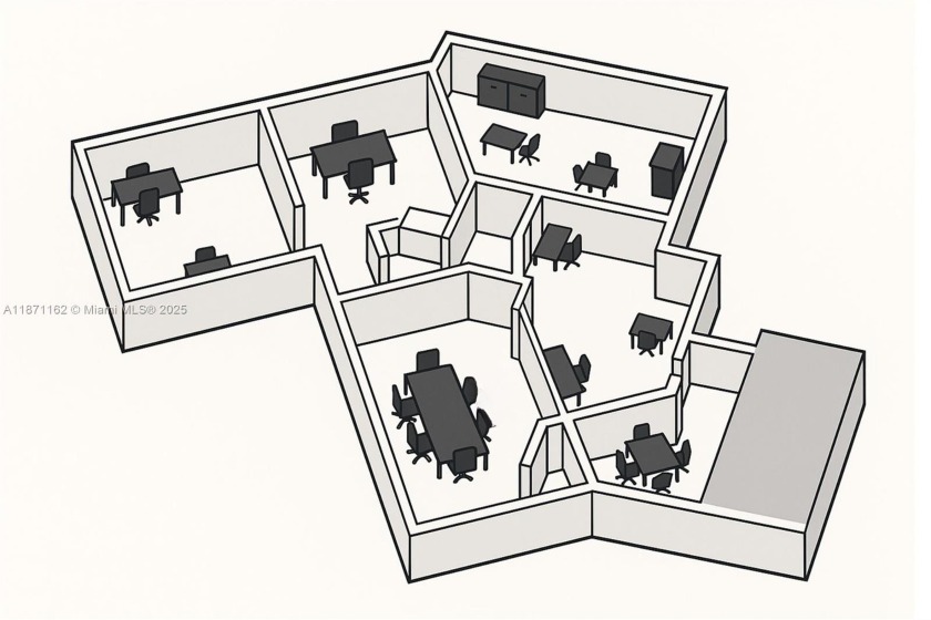 Turnkey office with panoramic views of Biscayne Bay and - Beach Commercial for sale in Miami, Florida on Beachhouse.com