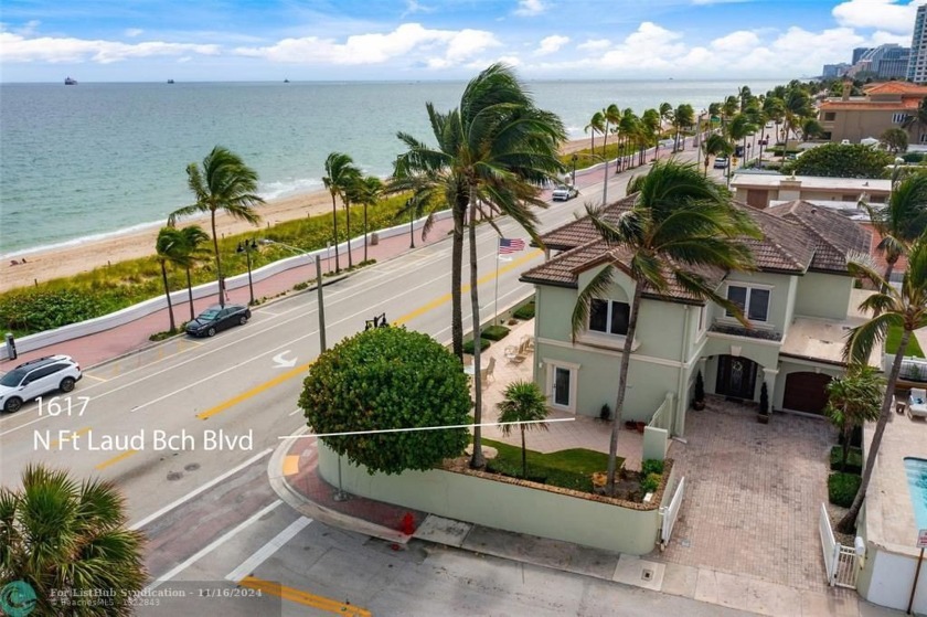 100'+- DIRECT OCEANFRONT | CORNER LOT PROVIDES WIDE PANORAMAS | - Beach Home for sale in Fort Lauderdale, Florida on Beachhouse.com