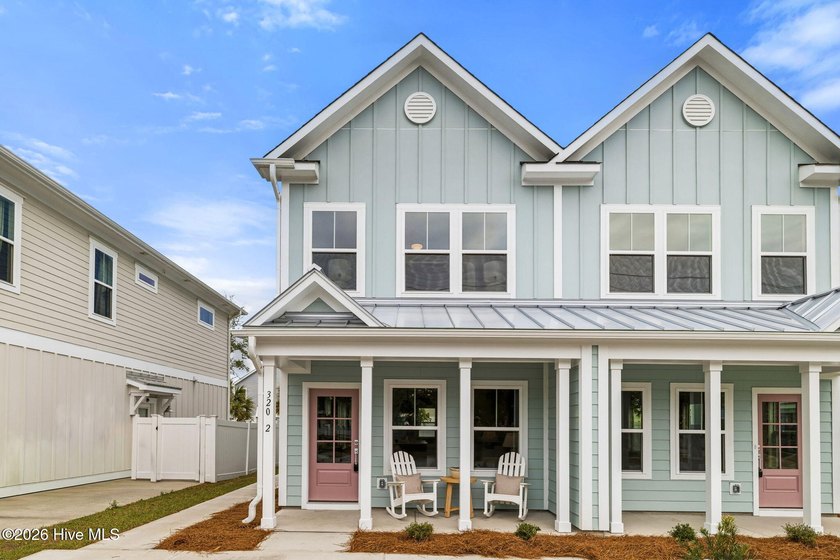 New construction. No HOA. A deep lot that's practically unheard - Beach Townhome/Townhouse for sale in Carolina Beach, North Carolina on Beachhouse.com