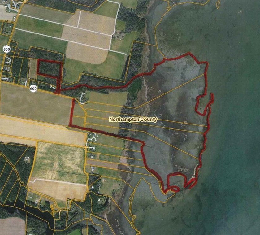 321+- Seaside farm currently subdivided. Beautiful - Beach Acreage for sale in Cape Charles, Virginia on Beachhouse.com